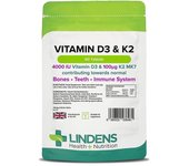 Lindens Vitamina D3 & K2 Tabletas 90 (6481)