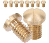 10 piezas de tornillos de saxofón Tornillos de saxo soprano tenor alto Tornillos de repuesto de piezas de saxo Oro 1.00X0.70X0.70CM