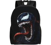 Mochilas Venom para niños, niñas, mochilas para computadoras portátiles de dibujos animados, mochila ligera y duradera, mochila escolar para adoles...