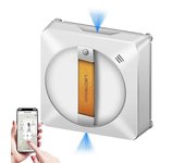 Robot limpiador de ventanas Liectroux YW710, doble rociador de agua, aspiradora fuerte, aspirador robot de ventana de pared de piso de casa, aplica...