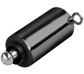 Multi tamaño de metal varita mágica de bolsillo para la aparición rápida del bastón Negro 1.3M