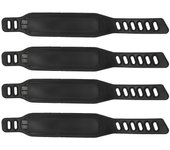 4 pares de correas de pedal de bicicleta de ejercicio ensanchadas correas de pedal de bicicleta para bicicleta estática de bicicleta estática