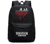 Stranger Things Galaxy Mochila Mochila Mochila Estudiante Bolso de Viaje Bolsa Escolar Regalo Para Niños Adultos Black