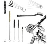 Kit de limpieza de pistola de pulverización multiusos, limpieza de pistola de pintura, mini cepillos y agujas, boquillas de cepillo de limpieza de ...
