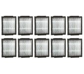 Filtro Hepa de 10 piezas para reemplazo de robot aspirador Irobot Roomba I7 E5 E6 I Series negro y blanco