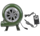 Potente soplador de barbacoa Arrancador de chimenea de carbón Ventilador de barbacoa, ventilador de ahumador Soplador eléctrico de hierro Ac100-240...