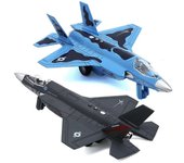 Juego De Juguetes De Avión Aviones De Combate De Metal Fundido A Presión Para Niños Pequeños Niños Fiesta Favores Pullback Avión De Regalo De Regal...