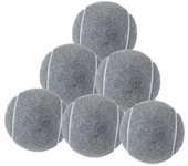 6x pelotas de tenis para entrenamiento de principiantes Wear Pelotas de entrenamiento resistentes de 2,52" de diámetro para jugar en interiores y e...