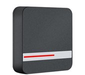 Lector RFID de largo alcance 125KHz 13.56MHz Lector de tarjetas de proximidad inteligente Sistema de control de acceso IP68 Agua Negro