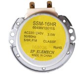 SSM-16HR AC220-240V 3W 50/60Hz 6549W1S011S Reemplazo del motor síncrono de la plataforma giratoria para el horno de microondas LG