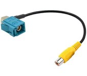 Adaptador de cable de video hembra Fakra Z a RCA hembra Cables adaptadores de cámara trasera de marcha atrás para automóvil para (B) Como se muestra