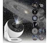 Proyector de estrellas de planetario, proyector de galaxias, luz nocturna realista del cielo estrellado con 12 discos de película, constelación del...
