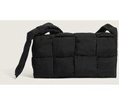 Puffer Woven Bag Mujeres Bolsos Crossbody de diseño acolchados Bolso tejido Bolsos de hombro Verde