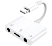 Conveniente adaptador de conector para auriculares tipo C a 3,5 mm, transmisión en vivo, tarjeta de sonido USB-C, conector de micrófono para teléfono