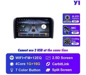Redkid Para Volvo S80 1 1998-2006 Coche Radio Multimedia Autoradio Android Video Audio Player Estéreo Navegación GPS No 2Din DVD Y1 1G 16G