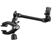 Soporte giratorio para guitarra y música, con abrazadera para escenario, ajustable, para GoPro Hero 8, 7, 6, 5, 3 y 4. Negro