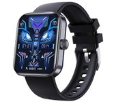 F16 Reloj inteligente de llamada Bluetooth de monitoreo de salud de 2.0 pulgadas Negro