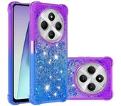 Para Xiaomi Redmi 14R 5G Xiaomi Poco C75 4G Xiaomi Redmi 14C 4G Funda YB Quicksand Series-3 Gradient Q Multicolor Purple Sky Blue