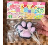 Taba Squishy Squishy Big Cat Paw Juguetes de silicona para exprimir Negro rosa plushless