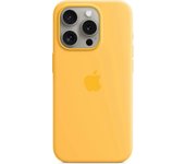 Para Apple iPhone 15 Pro Funda de silicona con MagSafe Sol