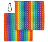 Educación Juguete Empujar Pop It Fidget Educación Juguete Burbuja Aprender Multiplicación Alivio del Estrés Arco Iris Matemáticas Aprendizaje Jugue...