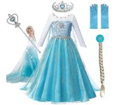 Elsa viste para chicas disfraces de cosplay 6T