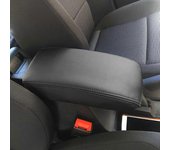 unbrand Cubierta de la consola central del coche Cojín del reposabrazos del coche Cojín de la consola central para Bora Línea negra negra