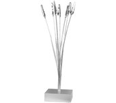 8-rama Tree Style Photo Holder Note Memo Clip (plata)