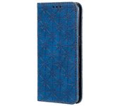 Compatible con Oppo Find X3 Lite Case Leather Magnetic Flip Folio Cover Wallet azul