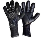 Guantes de fútbol de látex profesional Guantes de portero de balón de fútbol Niños Adultos Gol de fútbol engrosado negro 8
