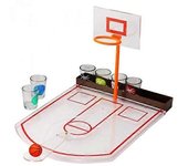 Juego de fiesta de baloncesto / Juego de fiesta incl. 6 vasos Transparente