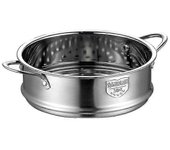 18cm espesante de vapor de alimentos vapor de acero inoxidable con doble oreja para sopa olla de leche Kitch