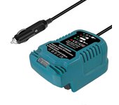 Cargador de coche Cargador de batería de litio para batería del sistema Makita de 18V con pantalla LED
