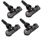 Sensor de monitor de presión de neumáticos TPMS de 4 piezas 315MHz 9L3T-1A180- para Focus E-150 negro