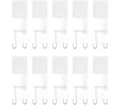 10x G9 1W Bombilla LED Lámpara Luz Blanco Cálido 3500 K