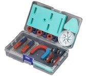 Niños Ciencia Bar Anillo Herradura Brújula Imán Car Kit Herramientas de Experimento
