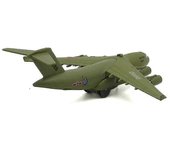 Aleación Sonido Y Luz Retroceso Avión Militar Modelo C17 Overlord Avión De Transporte Avión De Combate Aviones De Juguete Infantiles verde claro