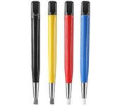 4pcs / set Rust Removal Brush Pen Glass Fiber / / steel / nylon Brush Pen Shape Watch Parts Polishing C Como se muestra