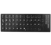 Etiqueta engomada de teclado alemán Etiqueta engomada de teclado de repuesto para computadora portátil de escritorio