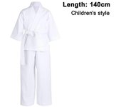 Lertenys Uniforme de Karate con Cinturón Libre, Karate Blanco Para Niños y Adultos Talla S