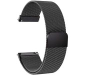 Para Garmin Vivoactive/Garmin Vivoactive HR Correa de reloj de malla con cierre de moda (20 mm) Negro Style A Other Smartwatch Model