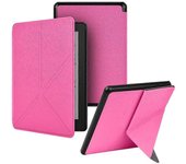 Estuche plegable para Kindle Paperwhite 12ª generación-2024 7", funda de soporte Slim Fit Rojo de la rosa