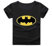 Boys Kids Superhéroe Batman Estampado Camiseta manga corta Crew Neck Tee Summer Tops L