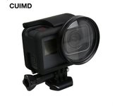 Redkid Filtro Close UP +10 Macro Tapa Protectora de Lente 52mm Anillo Adaptador Filtros para Gopro Hero 5 6 7 Negro Accesorios