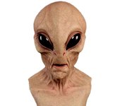 Kakanwo Disfraces de Halloween Máscara alienígena de Halloween Scary Horrible Horror Máscara alienígena Máscara B