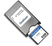 Onefavor Compact Flash To Pcmcia Ata Adapter Cf To Pc Card Adapter Pcmcia Ata Adapter para tarjeta Cf 2 (viene con tarjeta de memoria 512MB Cf)