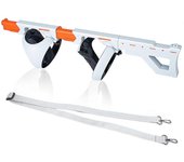 Controlador de pistola de tiro VR de culata magnética para PSVR2 (ametralladora blanca)
