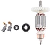 Reemplazo del anclaje del rotor de 220 V para 360591E DH40MRY DH40M DH40MR DH40SR DH40FR Martillo perforador de vástago estriado como se muestra