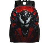 Mochilas Venom para niños, niñas, mochilas para computadoras portátiles de dibujos animados, mochila ligera y duradera, mochila escolar para adoles...