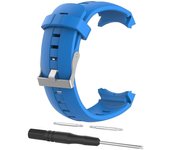 Correa de silicona para Suunto Spartan Sport con barras de resorte y herramienta Azul Other Phone Models
